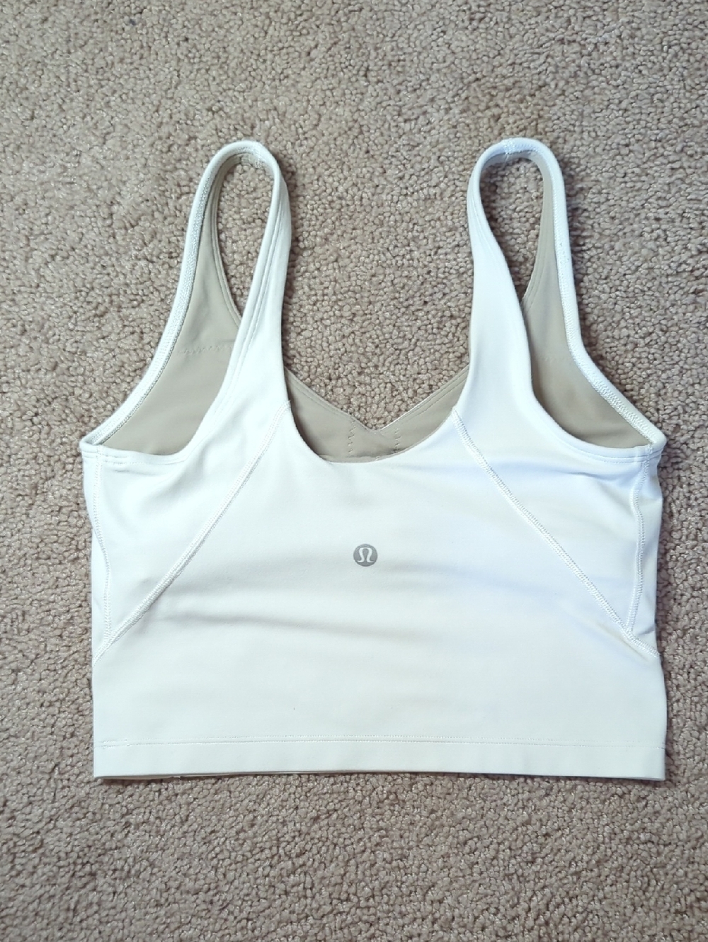 Lululemon Align White Tank Top For Yoga And Gym - Picture 4 of 6